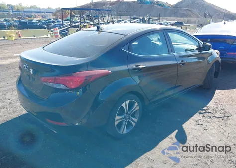 2014 Hyundai Elantra Sport from USA, damaged, VIN KMHDH4AH5EU129210